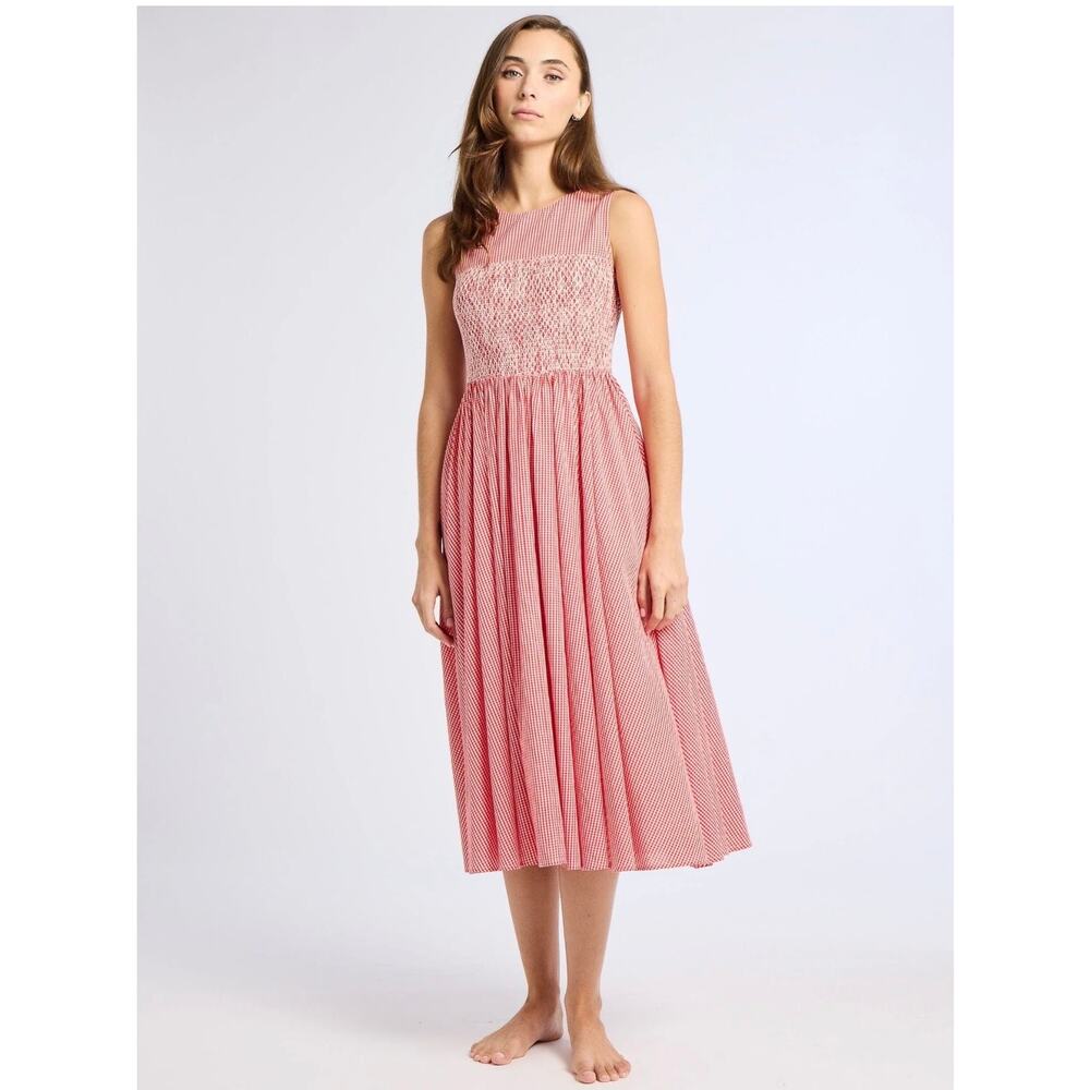 MILLE Coco Red Gingham Dress - Size Medium - New with Tags